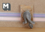 1:12 Dollhouse Supplies Miniature Smokey In A Cat Flap - C052