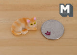 1:12 Dollhouse Miniature cat kitten 1 12th pet (Bed is not included) - C052