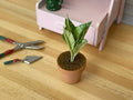 1:12 Miniature Clay Planter Pot , Miniature Leaves , Miniature Leaf , Dollhouse Supplies Flowers , Miniature Flowers - H029