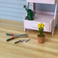 1:12 Miniature Clay Planter Pot , Miniature Potted Flowers , Dollhouse Potted Flowers , Dollhouse Flowers , Miniature Flowers - H031
