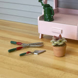 1:12 Miniature Clay Planter Cactus , Miniature Potted Flowers , Dollhouse Potted Flowers , Dollhouse Flowers , Miniature Flowers - F086