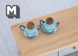 1:12 Dollhouse Supplies miniature Biscuit Barrel x 2 (Can't open) - B102