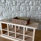 1:12 Scale Miniature Garden Trough, Stone Look, 2-5/16 inch wide, DIY Dollhouse Supply (cast resin)