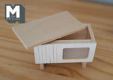 1:12 Dollhouse Supplies Miniature Unpainted, Unfinished Rabbie Hutch / dollhouse miniature animals - C079