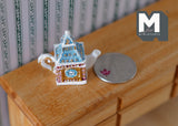1:12 Dollhouse Miniature Big Ben Sculptured Teapot (The pot and the lid are in one piece) - A025