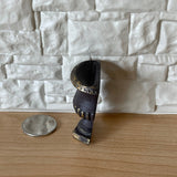 1:12 Miniature Flat Backed Planter , Half Moon Planter , Miniature Planter , Half Round Planter , Half Round Vase - B093