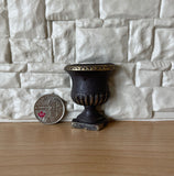 1:12 Miniature Flat Backed Planter , Half Moon Planter , Miniature Planter , Half Round Planter , Half Round Vase - B093