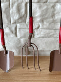 3 Piece Miniature Garden Tool Set , Miniature Shovel , Miniature Garden Fork , Miniature Spade , 1:12 Scale  - E068