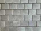 Embossed Dollhouse Roof Sheet , Dollhouse Roof Slates , Roofing Slates 16" x 11-5/8" (Dark)