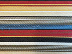 Tapis miniature rayé à franges à l'échelle 1:12, 16 cm de long, accessoire pour maison de poupée à faire soi-même