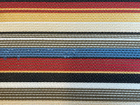 1:12 Miniature Horizontal Stripes Area Rug , Miniature Carpet , Miniature Area Rug