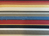 1:12 Miniature Horizontal Stripes Area Rug , Miniature Carpet , Miniature Area Rug D081