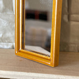 1:12 Miniature Full Length Mirror , Floor Mirror , Standing Mirror , Body Length Mirror , Standup Dresser Mirro (Beige)- F052