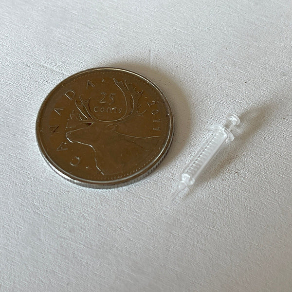 Miniature Doctor's Equipment 1:12 Scale 13/16 inch long (plastic) (not real) (non working) - G030