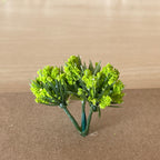 1:12 Scale Miniature Foliage Shrub, Yellow Green Leaves, 1-3/8 inch tall, DIY Dollhouse Supply