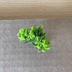 1:12 Scale Miniature Foliage Shrub, Yellow Green Leaves, 1-3/8 inch tall, DIY Dollhouse Supply