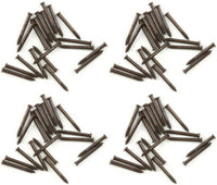 100 Miniature Brass Brads for Dollhouse Furniture , Miniature Furniture Nails 1/4" Long J024