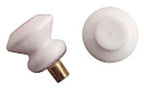 1:12 Scale Miniature White Round Cabinet Pulls Dresser Knobs Drawer Pulls Door Knobs 6 Piece Pack Dollhouse Supply