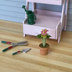 1:12 Miniature Clay Pottery Flower , Miniature Potter Flower , Miniature Flower in Clay Pot - H031