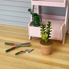1:12 Miniature Clay Planter Leaves , Miniature Leaves , Miniature Leaf , Dollhouse Flowers , Miniature Flowers - H029