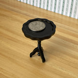1:12 Miniature Pie Crust Coffee Table , Miniature Coffee Table , Miniature End Table , Dollhouse Supplies Round Table - I009