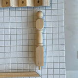 1:12 Dollhouse Staircase Kit , Miniature Stairway Kit with Baluster and Handrail (Left Handrail) J047