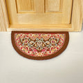 1:12 Miniature Doormat , Dollhouse Supplies Half Moon Doormat , Entryway Door Mat - D082