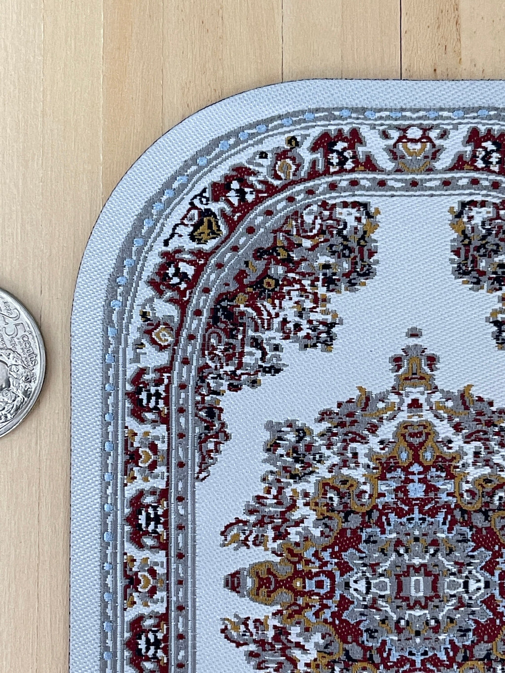 1:12 Miniature Oval Rug , Dollhouse Supplies Living Room Area Rug Carpet - Z10