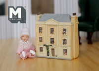 Dollhouse miniature 1:144 Resin The Montgomery house mini home tiny house-in-a-house - C077