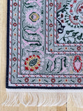 1:12 Miniature Square Rug , Dollhouse Square Carpet Living Room , 20cm x 20cm D102