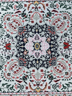 1:12 Miniature Square Rug , Dollhouse Supplies Square Carpet Living Room , 20cm x 20cm - Z10