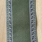 1:12 Miniature Stair Runner , Dollhouse Stair Carpet , Edged Stair Carpet , Staircase Rug , Step Carpet , Stair Tread Carpet (green) - D088