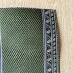 1:12 Miniature Stair Runner , Dollhouse Stair Carpet , Edged Stair Carpet , Staircase Rug , Step Carpet , Stair Tread Carpet (green) - D088