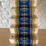 1:12 Miniature Stair Runner , Dollhouse Supplies Stair Carpet , Edged Stair Carpet , Staircase Rug , Step Carpet , Stair Tread Carpet - D088