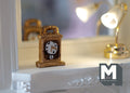 1:12 Dollhouse Miniature Ceramic Tabletop Anniversary Clock (non working)  - B050
