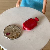 1:12 Miniature Hot Water Bottle , Miniature Heat Pad , Miniature Warm Water Pouch (from cast resin) - G057