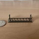 1:12 Miniature Fireplace Fender , Dollhouse Fire Curb, Fire Guard , Spark shield , Fire Screen - F019