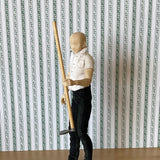 1:12 Miniature Gardening Hoe , Miniature Hoe , Miniature Stirrup Hoe , Digging Hoe - F078