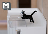 1:12 Dollhouse Miniature Jumping Cat C048