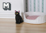 1:12 Dollhouse Miniature cat kitten 1 12th pet (Bed is not included) - C048