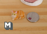 1:12 Dollhouse Supplies Miniature cat kitten 1 12th pet (Bed is not included) - C052