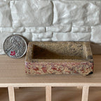 1:12 Scale Miniature Garden Trough, Stone Look, 2-5/16 inch wide, DIY Dollhouse Supply (cast resin)