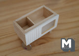 1:12 Dollhouse Miniature Unpainted, Unfinished Rabbie Hutch / dollhouse miniature animals - D080