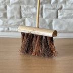1:12 Scale Miniature Yard Brush, Wood Handle, Coarse Bristles, 4-5/8 inch tall, DIY Dollhouse Supply