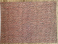 Miniature Weathered Embossed Brick Wall Sheet, 15-15/16 x 11/5/8 inch, DIY Dollhouse Supply