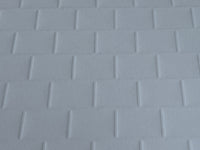 Embossed Dollhouse Roof Sheet , Dollhouse Roof Slates , Roofing Slates 16" x 11-5/8" (Dark)