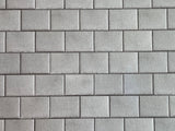Embossed Dollhouse Supplies Roof Sheet , Dollhouse Supplies Roof Slates , Roofing Slates 16" x 11-5/8" (Light)