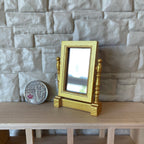 1:12 Miniature Swivel Makeup Mirror , Vanity Mirror , Countertop Mirror , Dressing Table Mirror , Cosmetic Mirror - F049