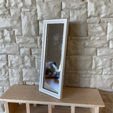 Miniature Full Length Mirror , Floor Mirror , Standing Mirror , Body Length Mirror , Standup Dresser Mirror , Vertical Mirror 1:12 - F052