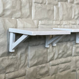 1:12 Miniature Wall Shelves Dollhouse Supplies Wall Rack , Decorative Shelf , Display Shelf  Set of 2 - D049